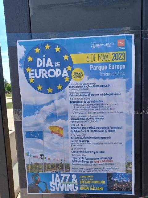 Den Evropy v Parque Europa.