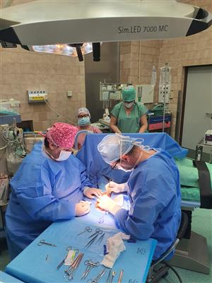 Pednosta ortopedick kliniky v Rumburku odoperoval prvnch osm pacient