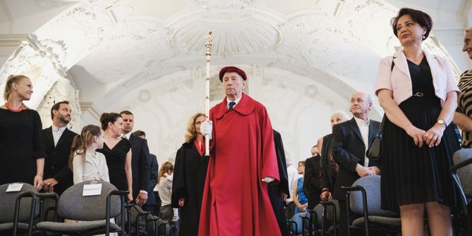 Martin Indruch Předávání jmenovacích dekretů docentům.