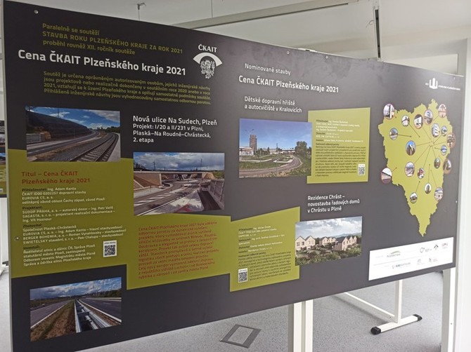 Výstava ke Stavbě roku PK 2021 (zdroj fotografií: Odbor prezentace a marketingu MMP)