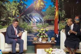 Meeting with the President of Kiribati