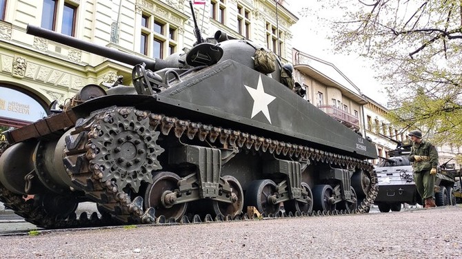 Tank Sherman (foto: M. Pecuch)