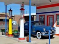 benzinka na Route 66, benzín nafta pohonné hmoty 