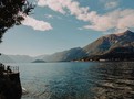 Itálie jezero Como ilustrační