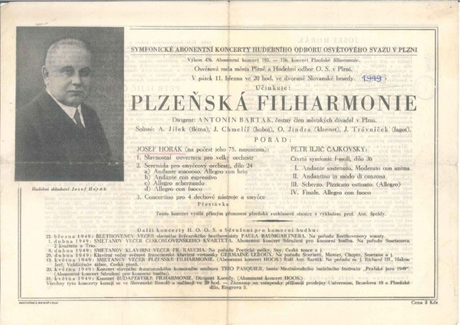 Zdroj foto: archiv Plzesk filharmonie (rok 1949)