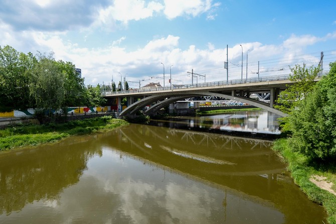 Most Milnia v Plzni, tiskov konference (fotografie: M. Pecuch)