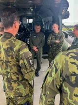 Generl ehka navtvil vrtulnkovou jednotku Heli Unit v Polsku 
