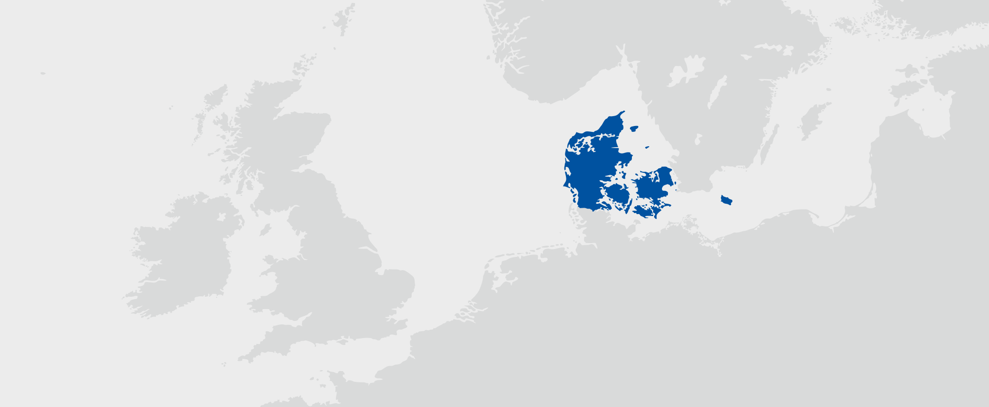 Dánsko - umístění na mapě