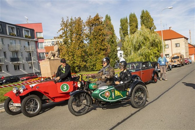 V z se kon opt Oldtimer Bohemia Rally. Foto archiv OBR