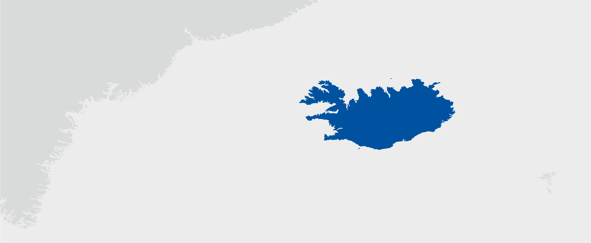 Island - umístění na mapě
