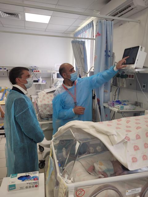 Nvtva prvnho nmstka ministra zahraninch vc v nemocnici Svat rodiny v Betlm
