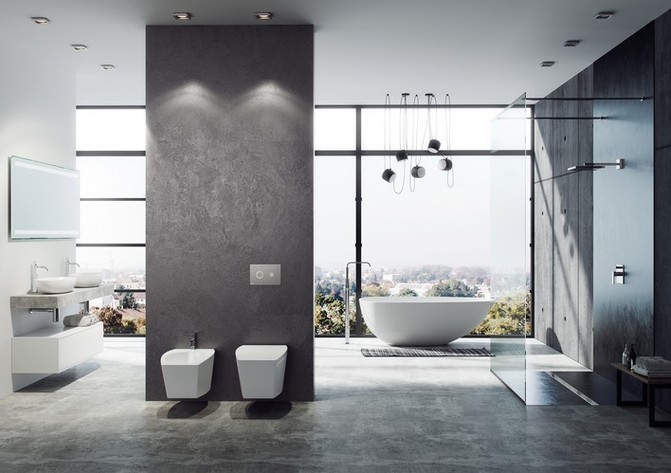 Prosazují se walk-in sprchy High-tech prvkem jsou bezdotyková splachovací tlačítka