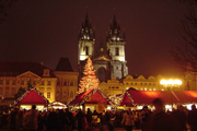 Třetí nejoblíbenější vánoční metropole je Praha