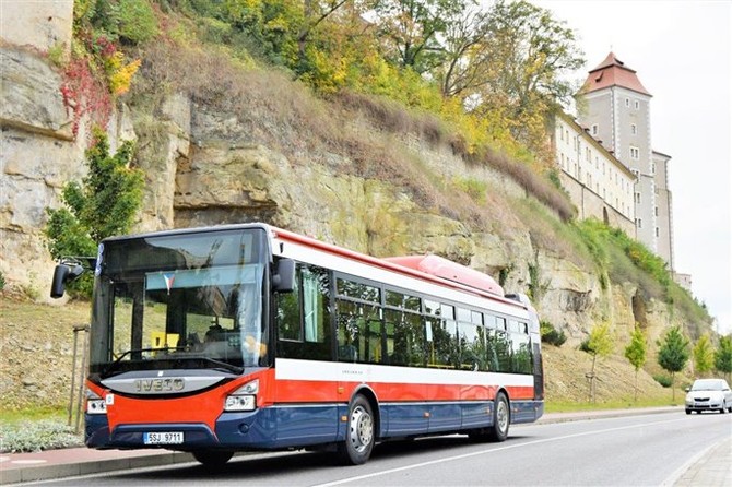 Autobus MHD Mlad Boleslav. Ilustran foto