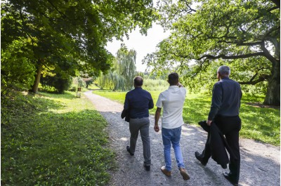 V zmeckm parku v echch pod Kosem odstartovala rozshl rekonstrukce rybnk