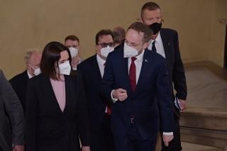 Ministr Kulhnek pi jednn se Svjatlanou Cichanouskou vyjdil podporu blorusk opozici