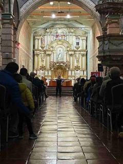 Koncert v katedrle Cuenca Ekvdor