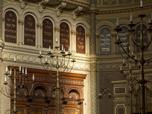 Velk synagoga v Plzni po rekonstrukci interiru