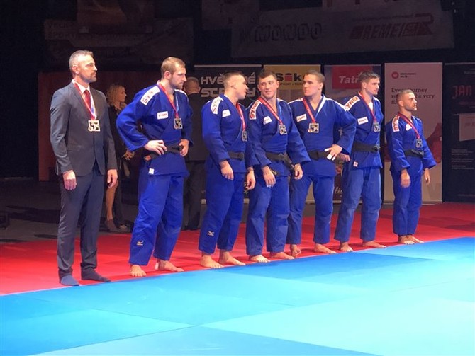 Adama Kopeck (uprosted) na souti Judo Show Cup