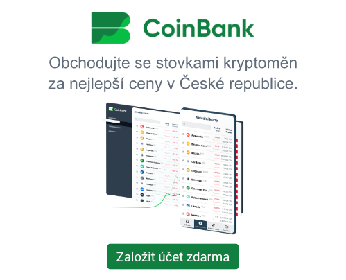 Nákup kryptoměn CoinBank