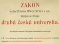 Masarykova univerzita si připomíná 104. výročí založení